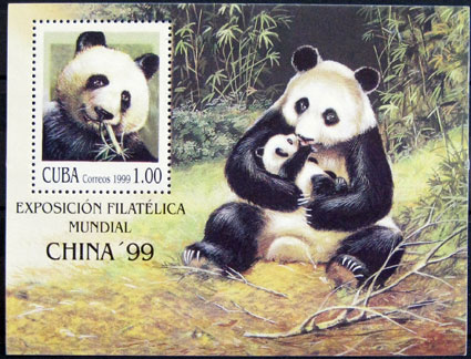 Medzinárodná výstava známok Čína 99 - Peking - Panda