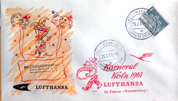 Lufthansa, karneval v Kolíne nad Rýnom 1961 - Ružový pondelok