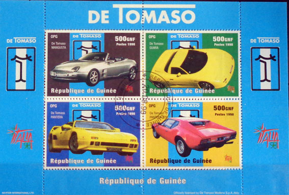 40. výročie talianskeho výrobcu automobilov De Tomaso 1