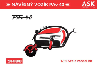 Návesný vozík PAv 40 pre Velorex