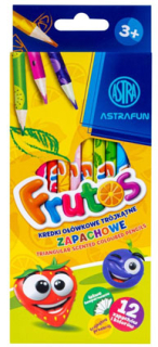 Voňavé farbičky Frutos, 12 farieb